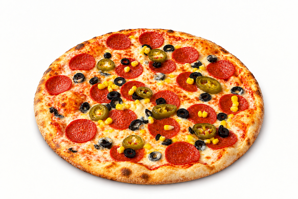 Gurme Piliç Sucuklu Pizza