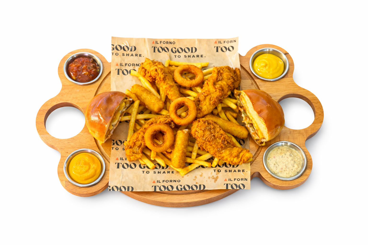 Bomba Mushroom Burger Tabağı