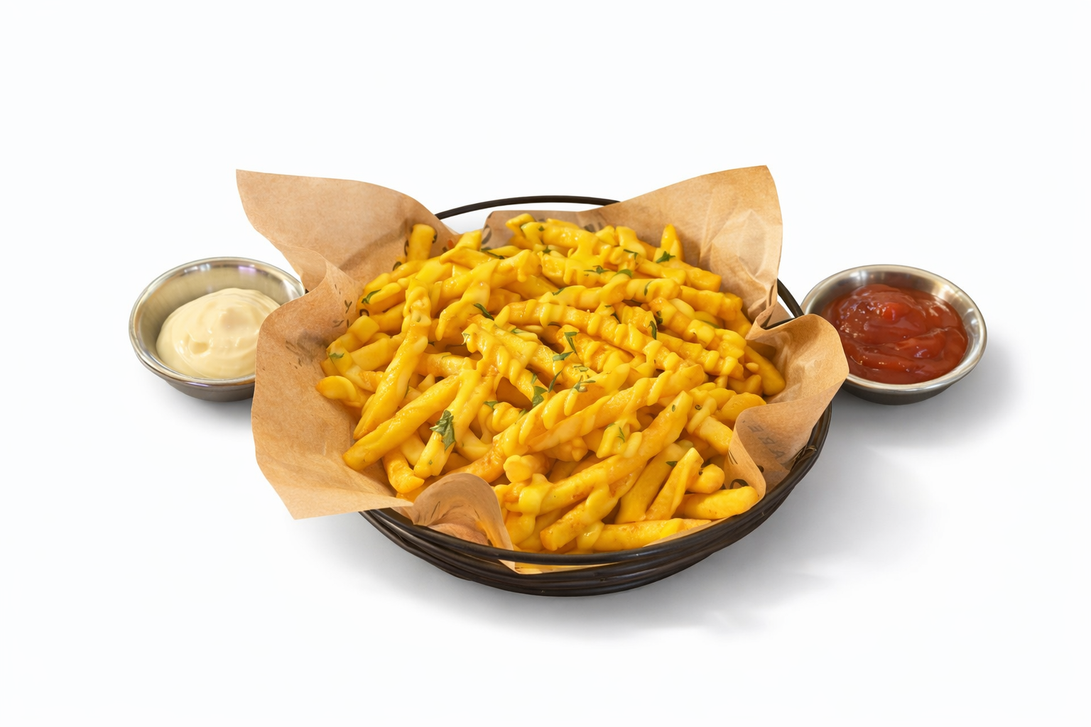 Cheddar Soslu Patates Kızartması